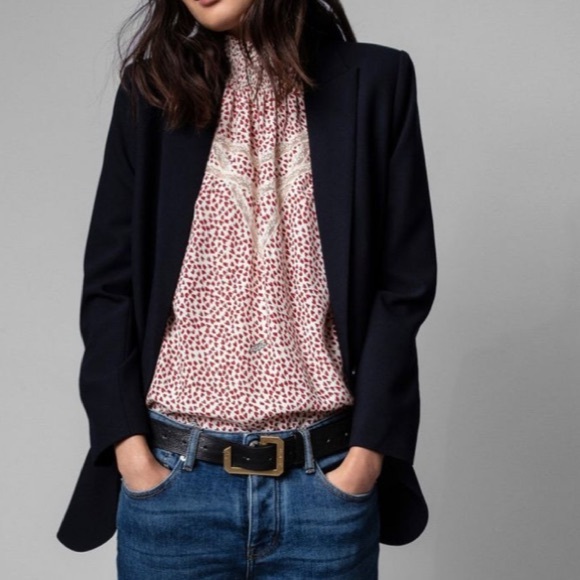 ZADIG AND VOLTAIRE
Tupelo Heart Blouse Size M - Picture 6 of 7